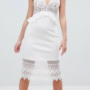 French Connection white dress